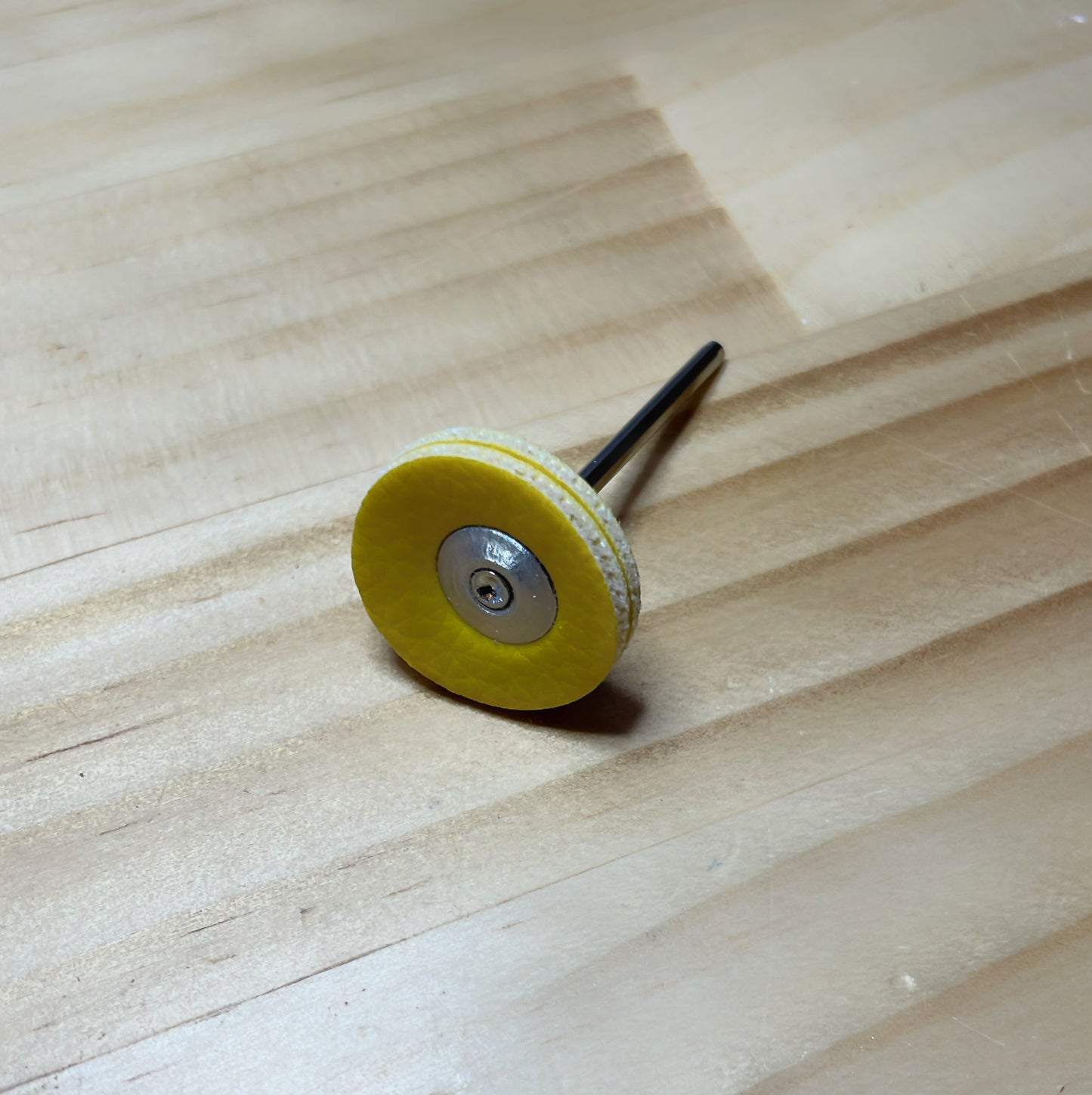 Mounted Leather Mini Buff