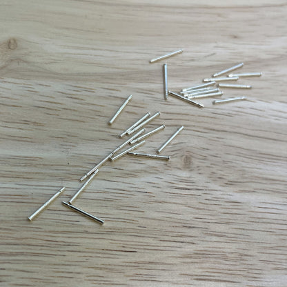 Earring posts, sterling silver