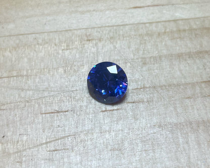 Cubic Zirconia -Tanzanite Blue, Round