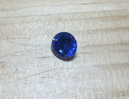 Cubic Zirconia -Tanzanite Blue, Round