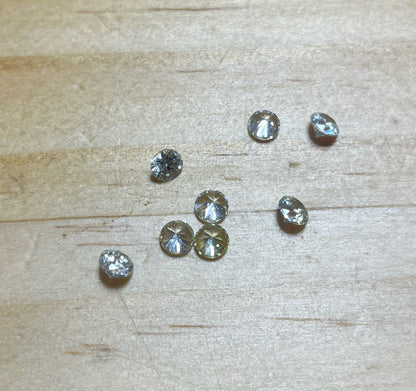 Cubic Zirconia -Lemon Yellow, Round