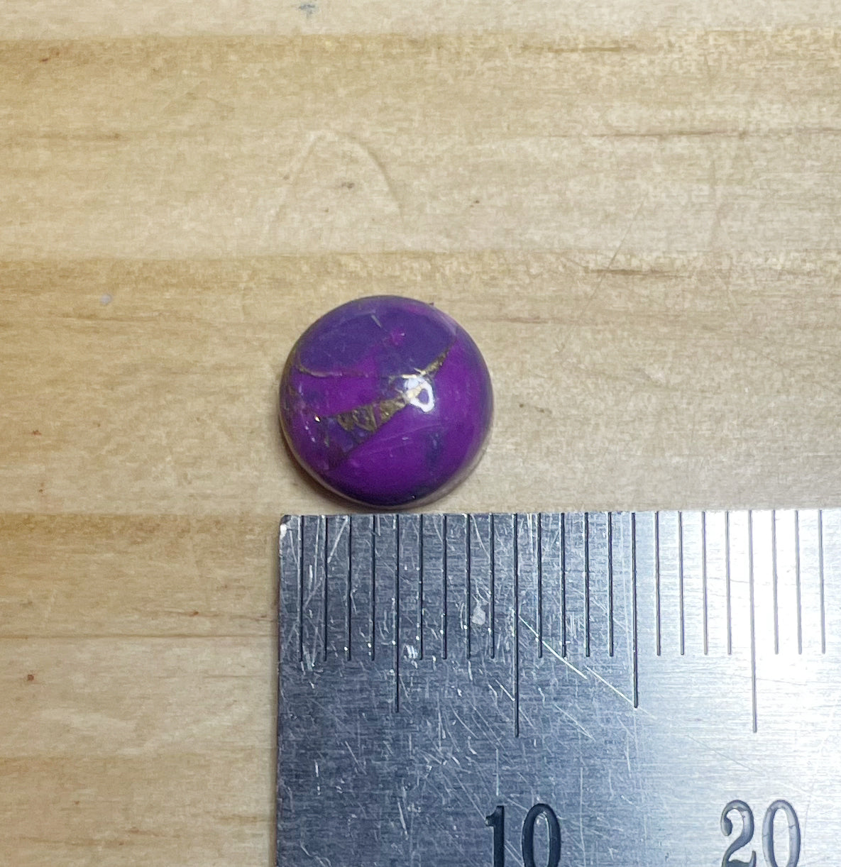 Purple Copper Turquoise - Round