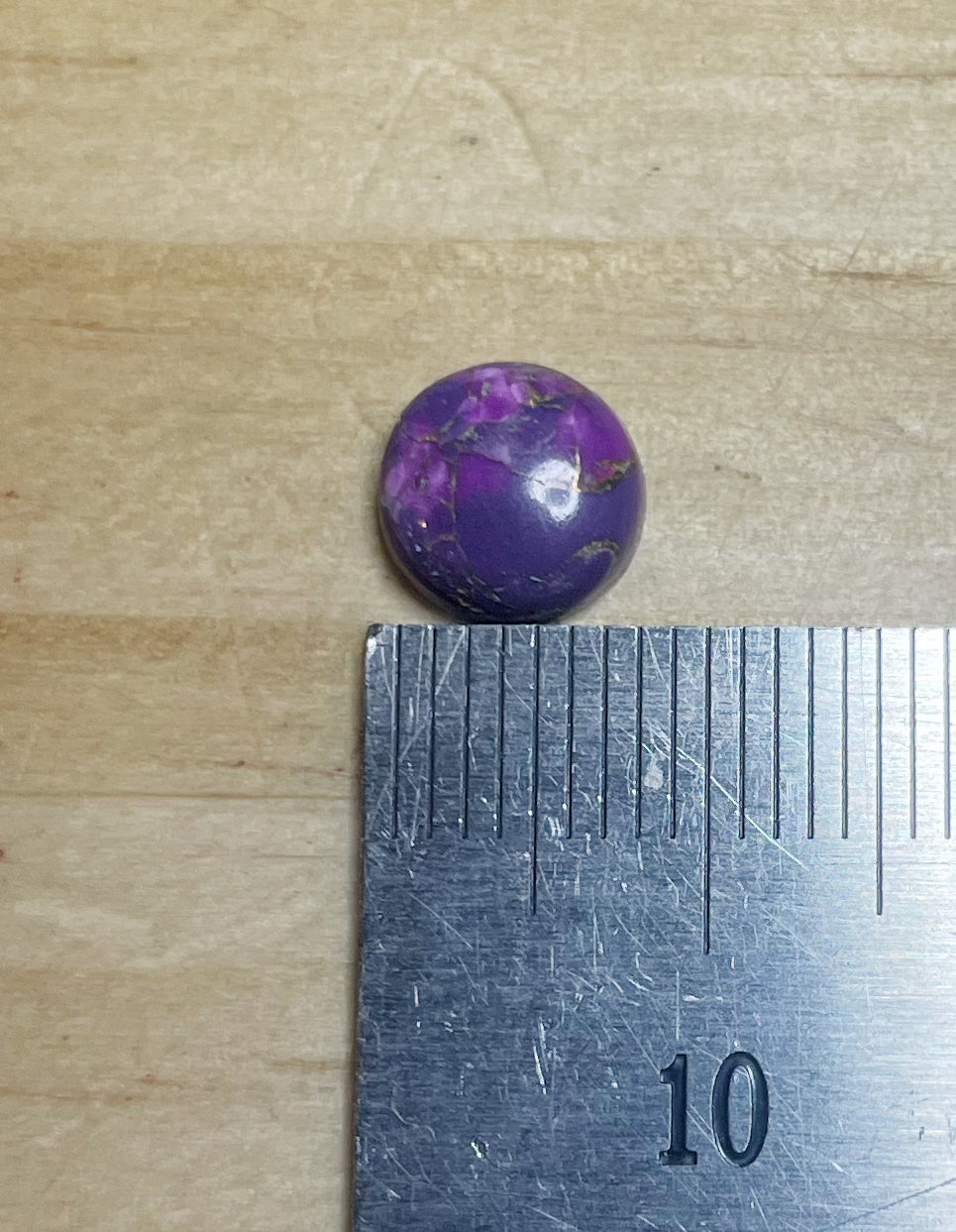 Purple Copper Turquoise - Round