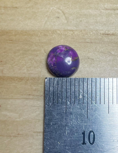 Purple Copper Turquoise - Round