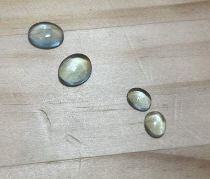Green Flourite - Oval Cabochons