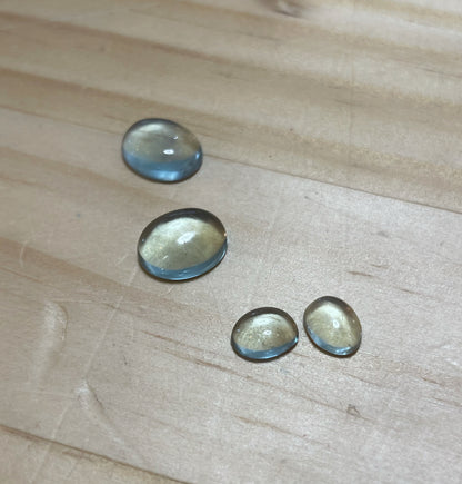 Green Flourite - Oval Cabochons