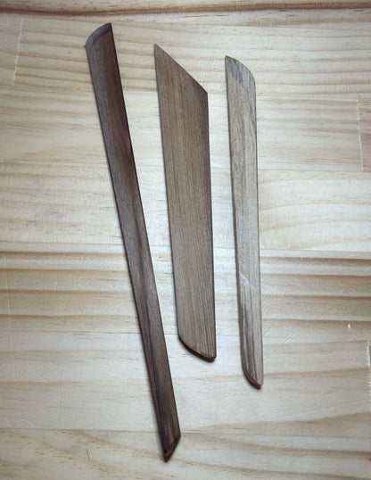 Recycled Rimu Clay Knives