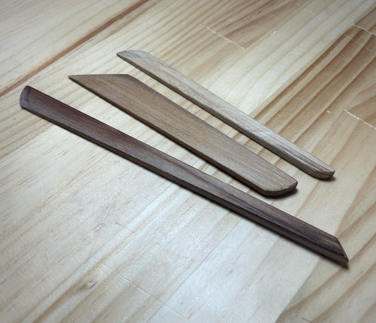 Recycled Rimu Clay Knives