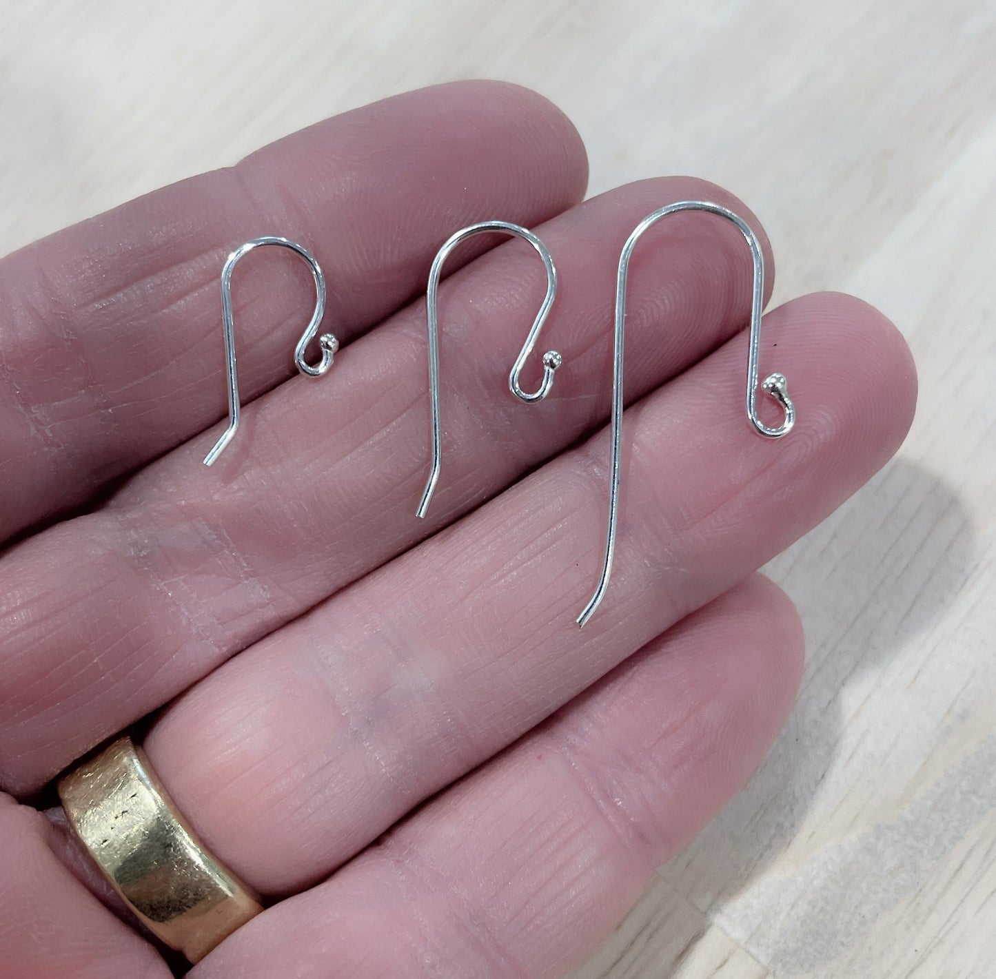 Earring Hooks - Sterling Silver