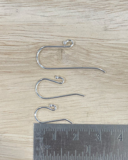 Earring Hooks - Sterling Silver