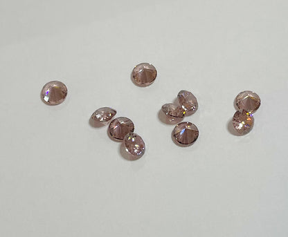 Cubic Zirconia - Pink, Round