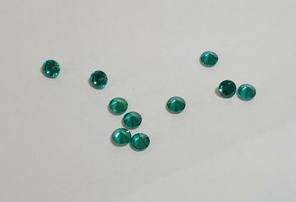 Cubic Zirconia - Teal, Round