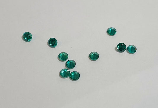 Cubic Zirconia - Teal, Round