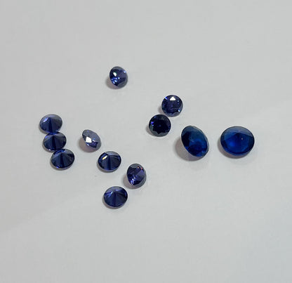 Cubic Zirconia -London Blue, Round