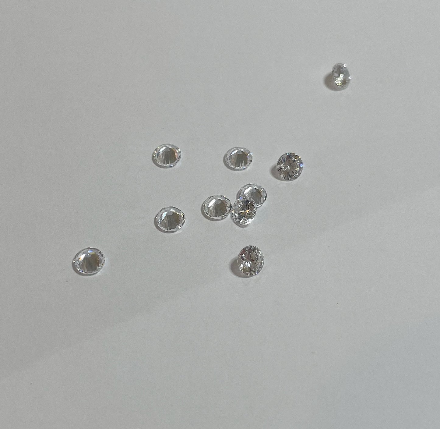 Cubic Zirconia - Diamond, Round