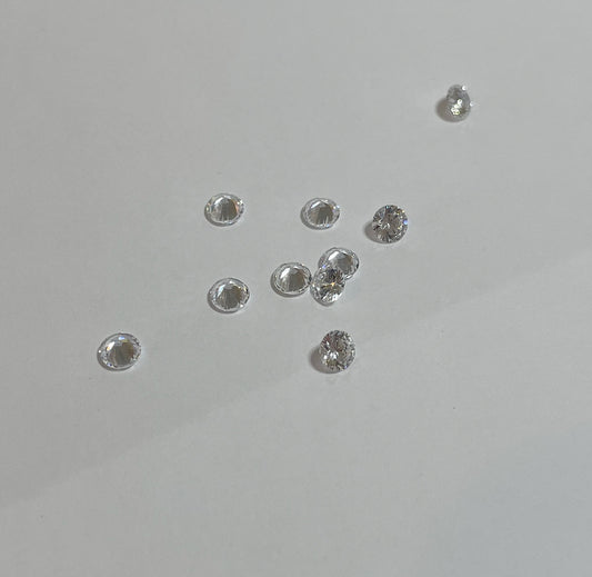 Cubic Zirconia - Diamond, Round