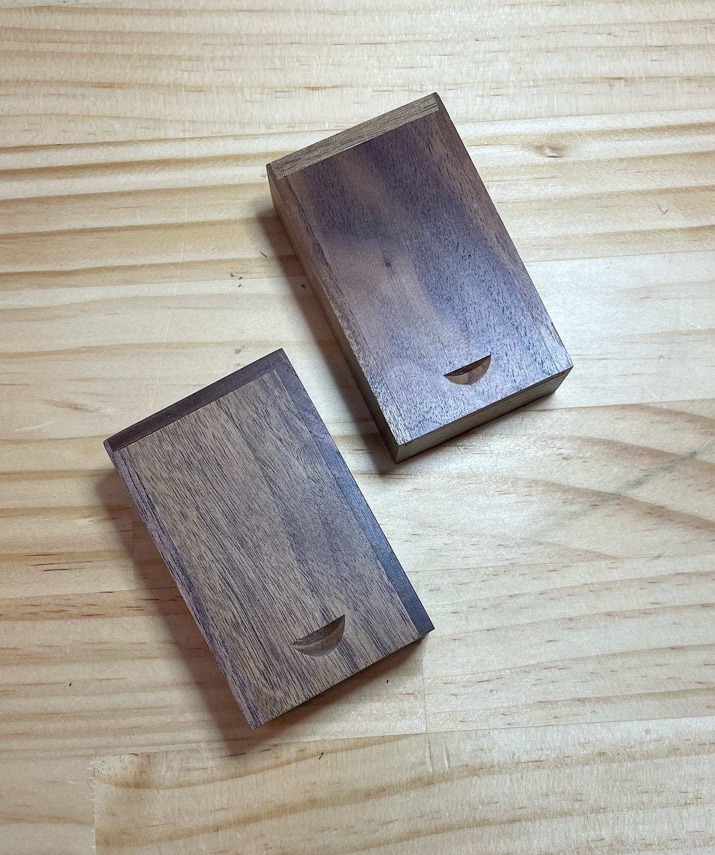 Wooden Necklace or Earrings Box