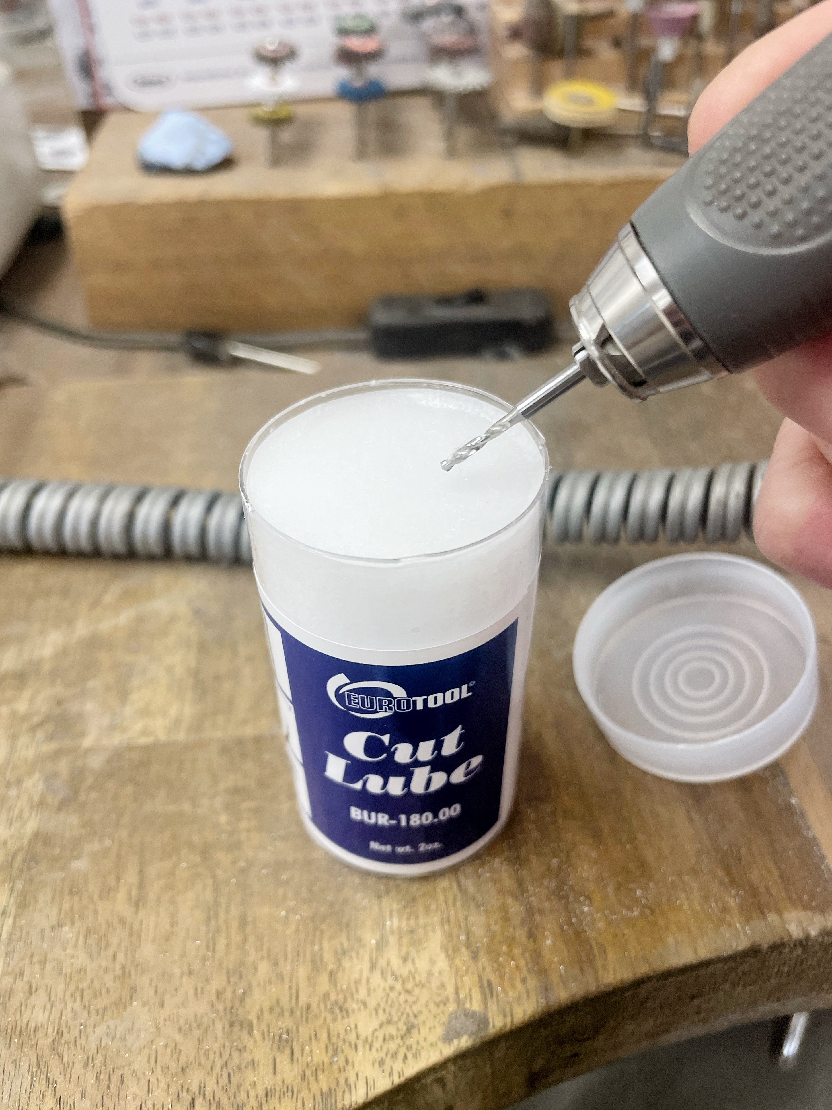 Burr and Drill Bit Lube – Workspace Tools