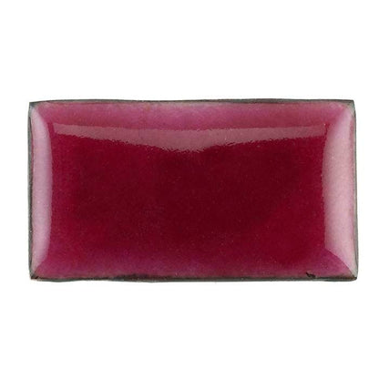 Orange Red Ruby: Transparent Lead Free Enamel