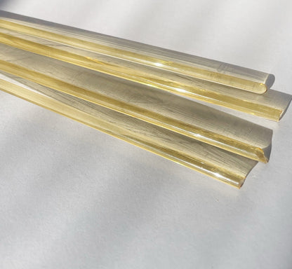 Pale Amber: Glass Rod