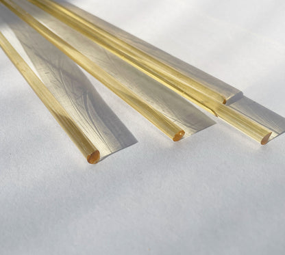 Pale Amber: Glass Rod