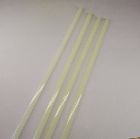Ivory Alabaster Glass Rod